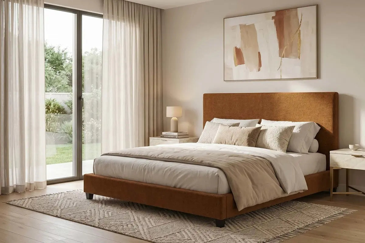 MODRNII10:Modern Upholstered Bed, 