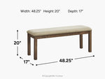 986617746:Moriville Dining Bench,