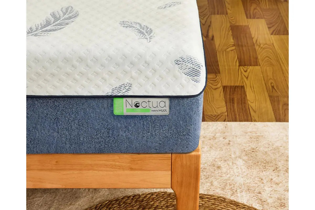 821700617:Mlily 10 Inch Noctua Sora Firm Hybrid Mattress, Styled