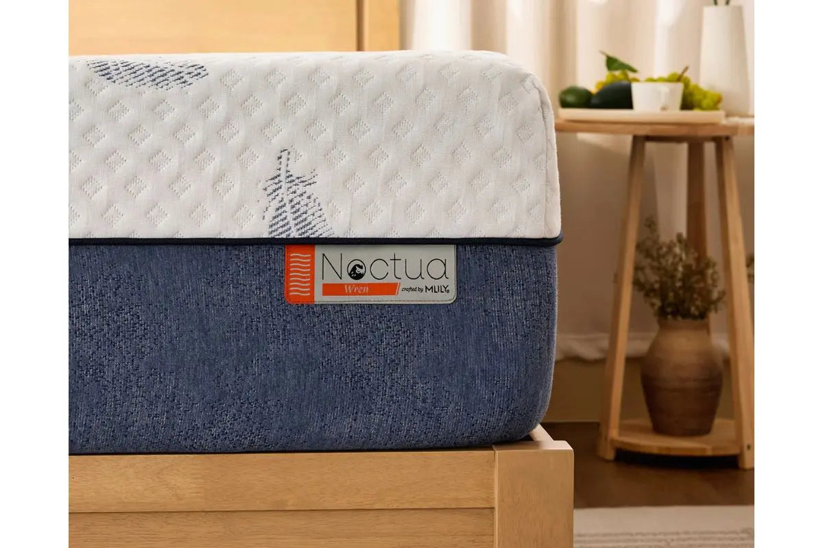 702159181:Mlily 12 Inch Noctua Wren Firm Hybrid Mattress, Styled