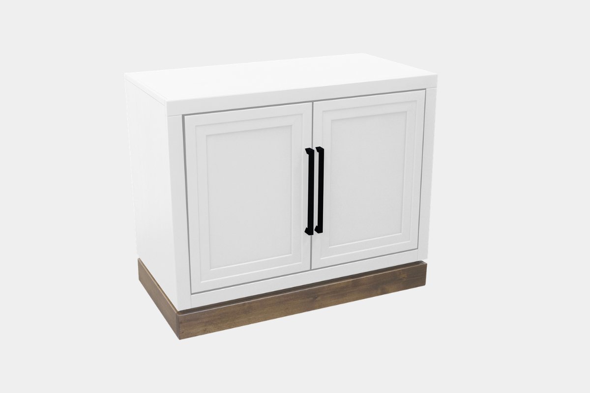 007213896:Nora Media Console, Angled