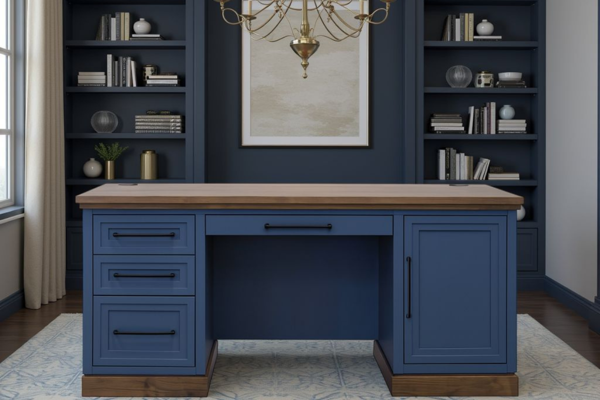 035758924:Nora Office Desk, Styled