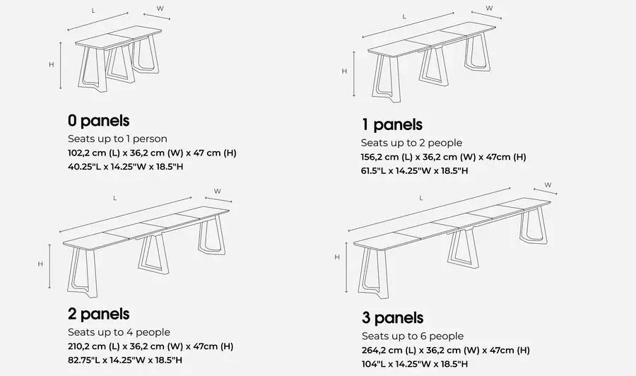 841357064:Transformer Nova Dining Bench,