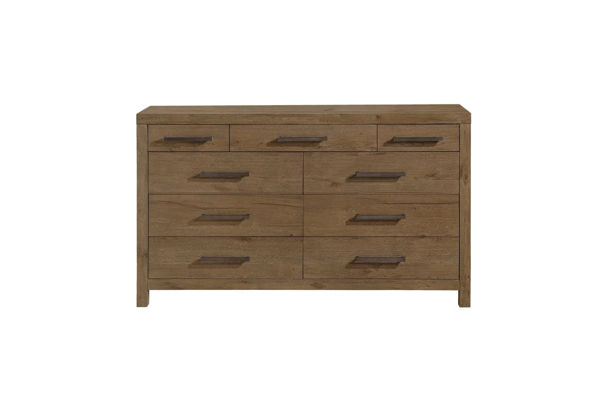 OAKLYN009:Oaklyn Panel Bed & Dresser & M, Front