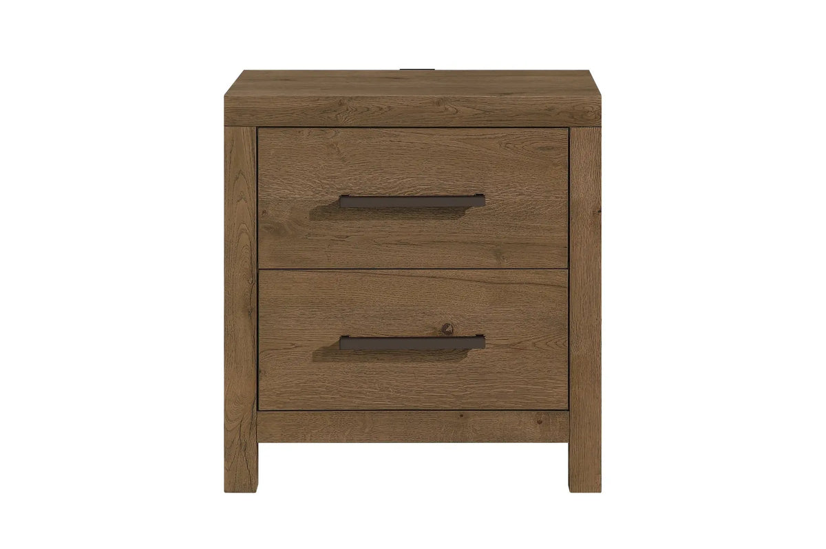 OAKLYN021:Oaklyn Upholstered Panel Bed &, Front