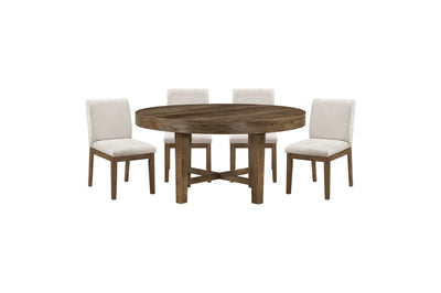 OAKLYND03:Oaklyn Round Dining Table & 4 ,