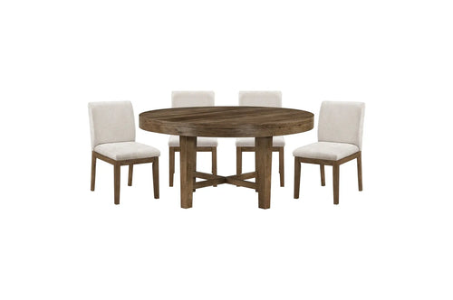 OAKLYND03:Oaklyn Round Dining Table & 4 ,