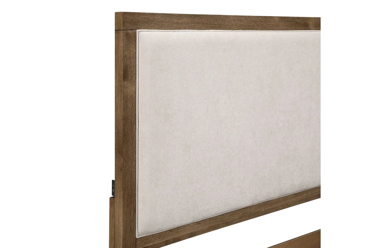 OAKLYN021:Oaklyn Upholstered Panel Bed &,