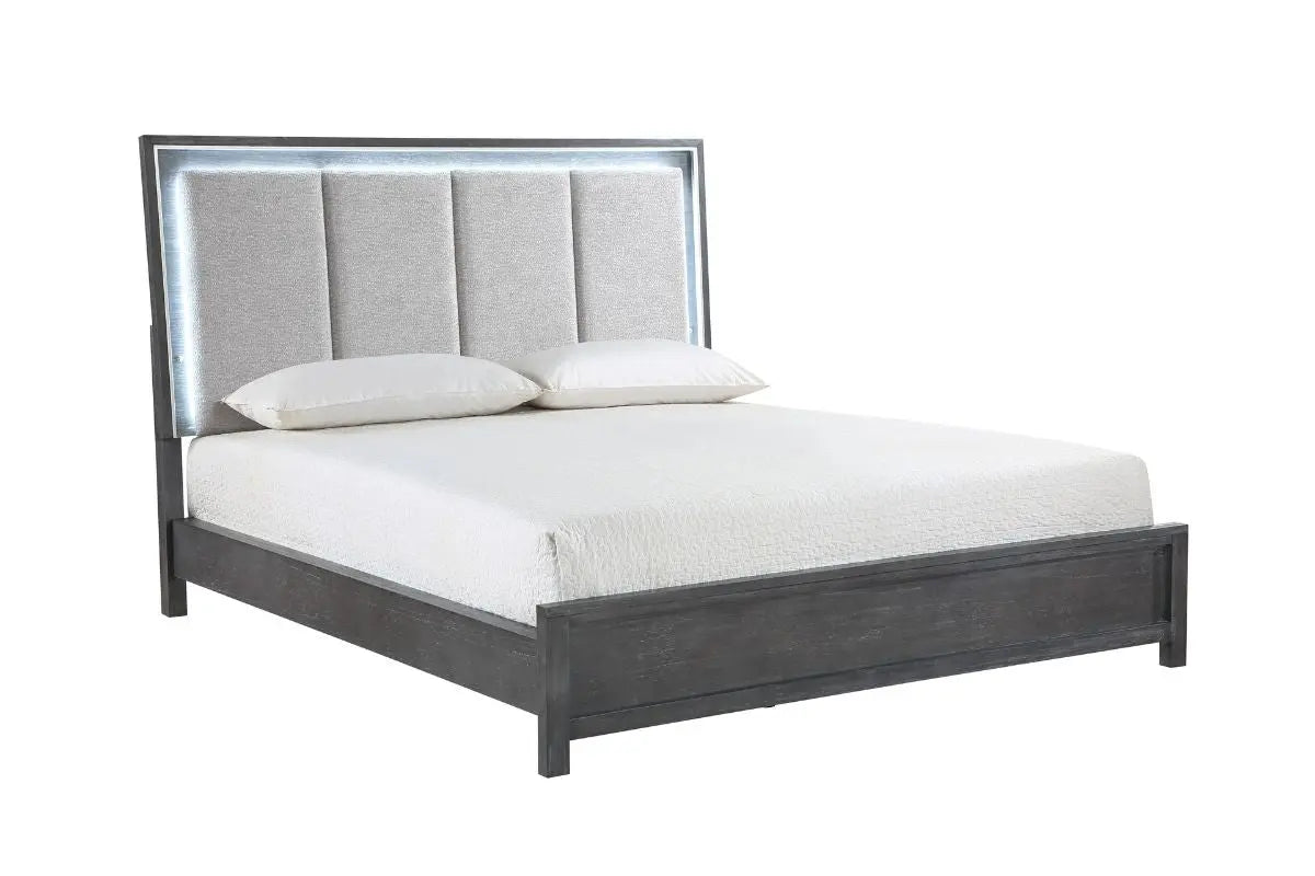 ODESSA004:Odessa Panel Bed, AngledAngle