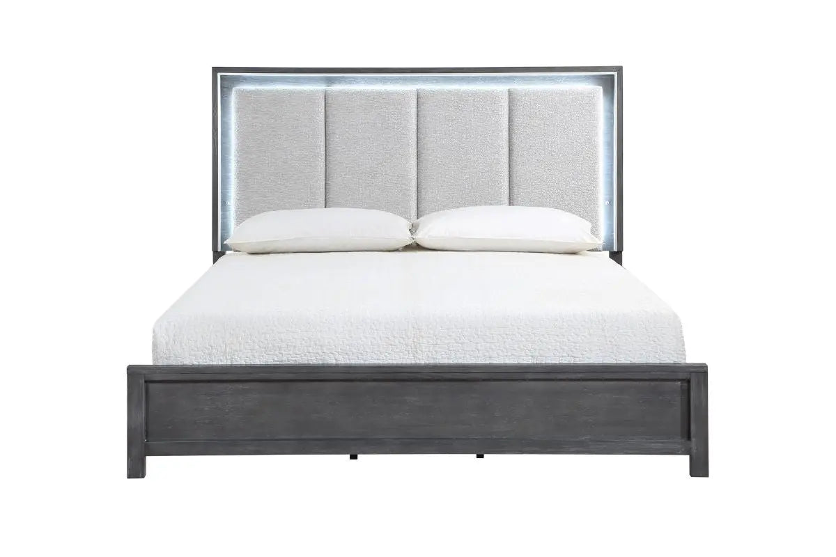 ODESSA002:Odessa Panel Bed, Front