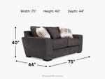 081814633:Oracle Loveseat,