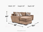 671885844:Oracle Reversible Sofa Chaise,