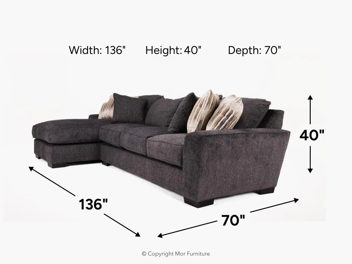 ORACLE220:Oracle Sofa Chaise,