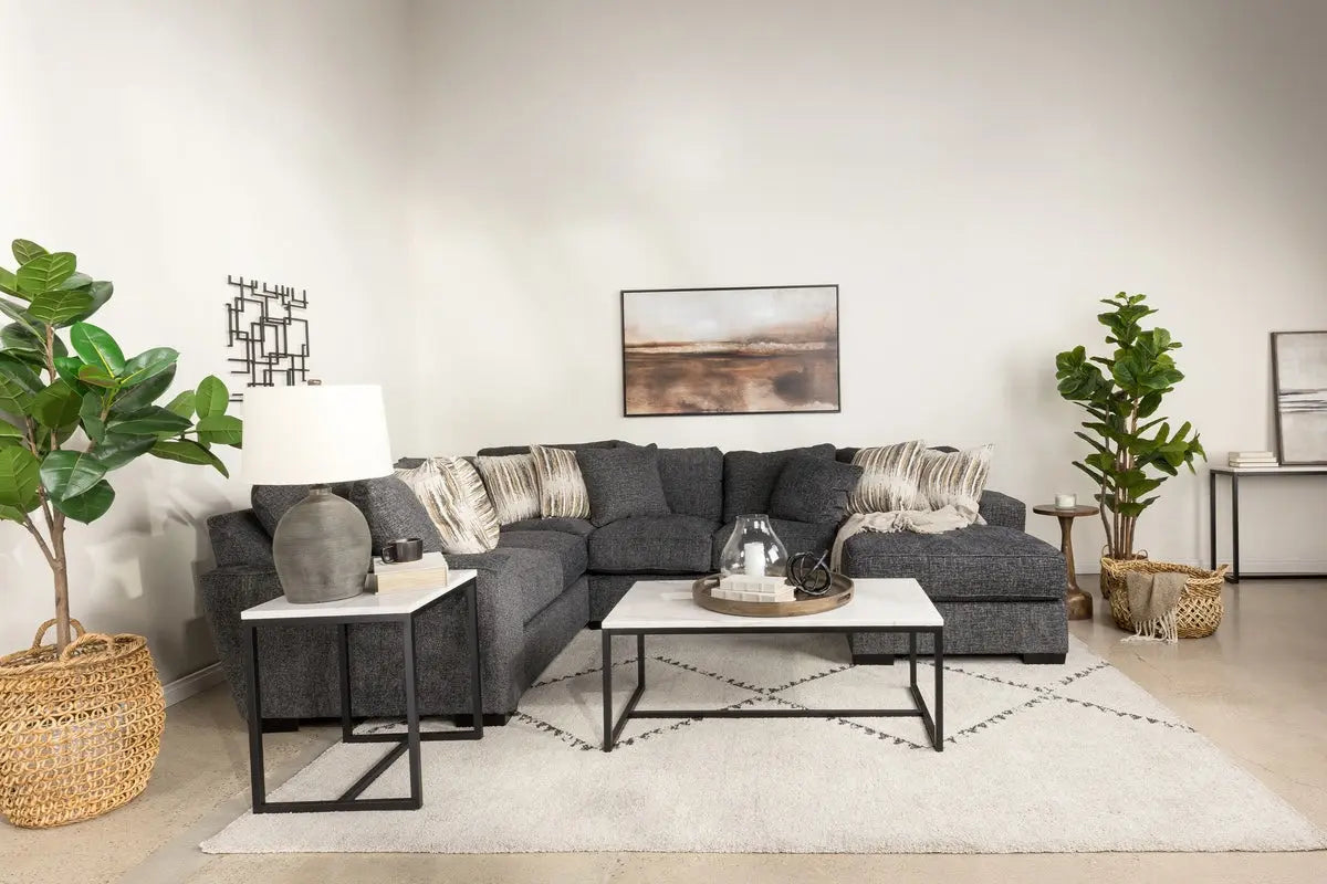 ORACLE226:Oracle Tux Loveseat Chaise Sec,