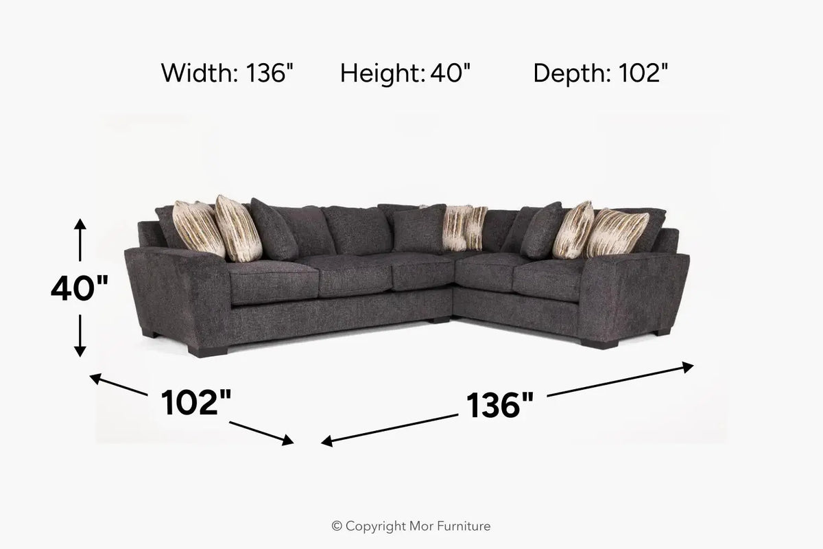 ORACLE203:Oracle Tux Sofa Sectional,