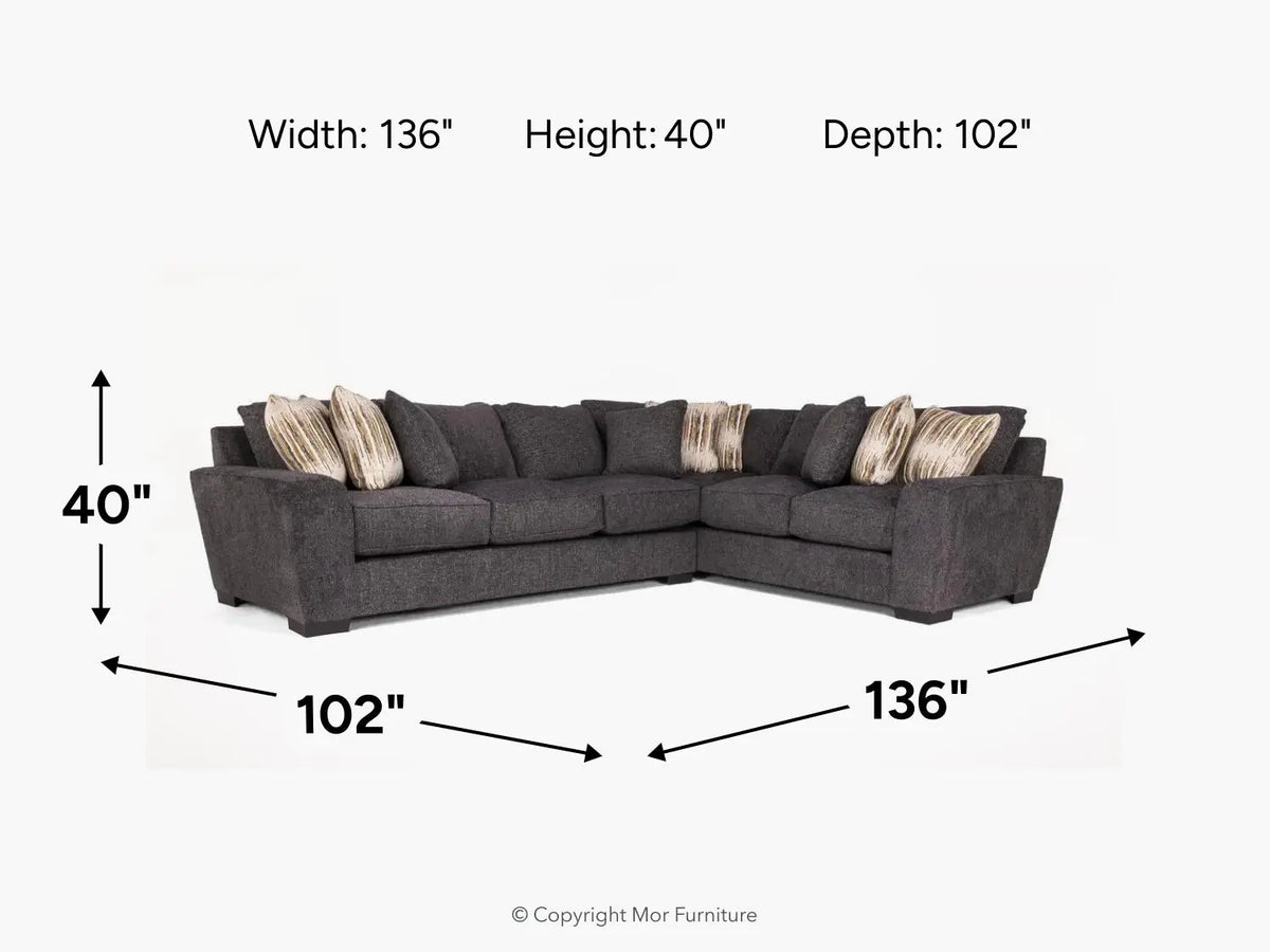 ORACLE223:Oracle Tux Sofa Sectional,