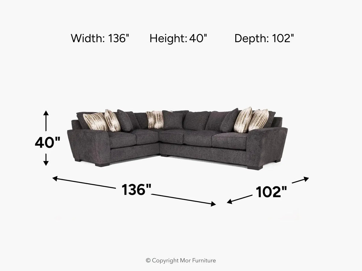 ORACLE224:Oracle Tux Sofa Sectional,