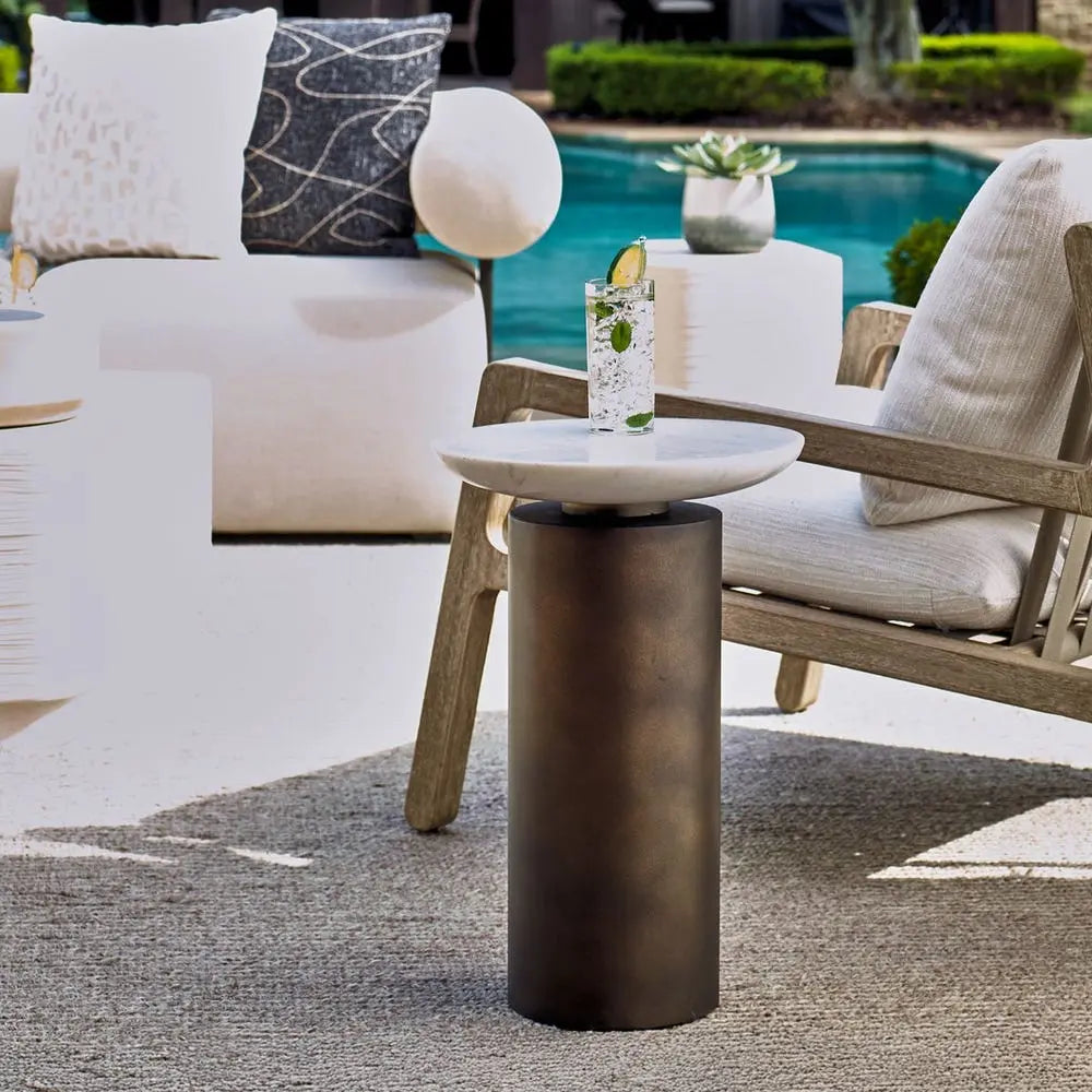 695177518:Olso Outdoor Accent Table, Styled