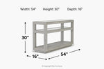 460551298:Oxford Sofa Table,