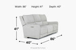 PALENCIA0:Palencia 3 Power Sofa,