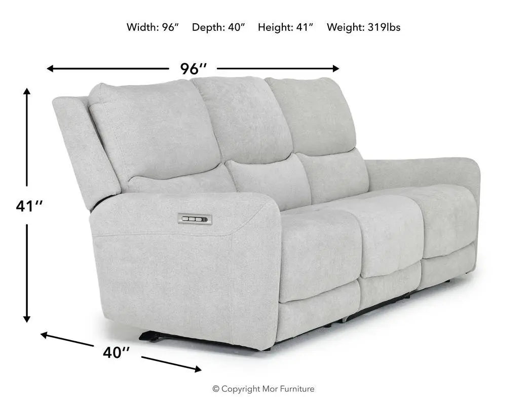 PALENCIA0:Palencia 3 Power Sofa, Angle