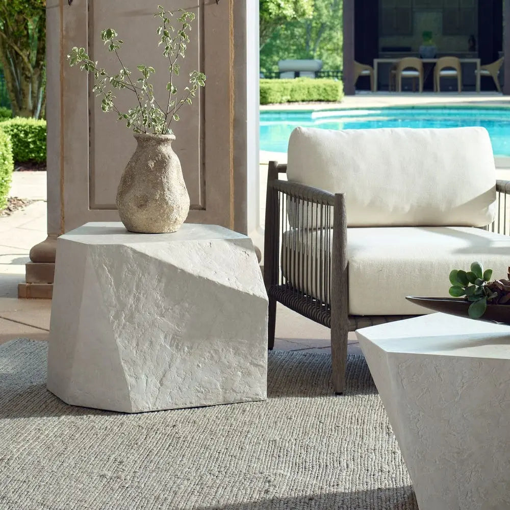 341157064:Parra Outdoor End Table, Styled