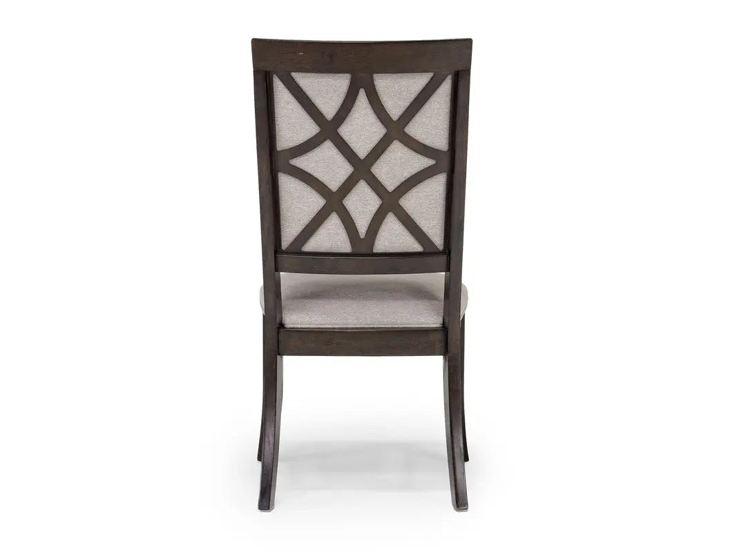PHILLIPE3:Phillipe Dining Table & 4 Chai, SideBack