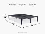 646215121:Platform Bed Frame,