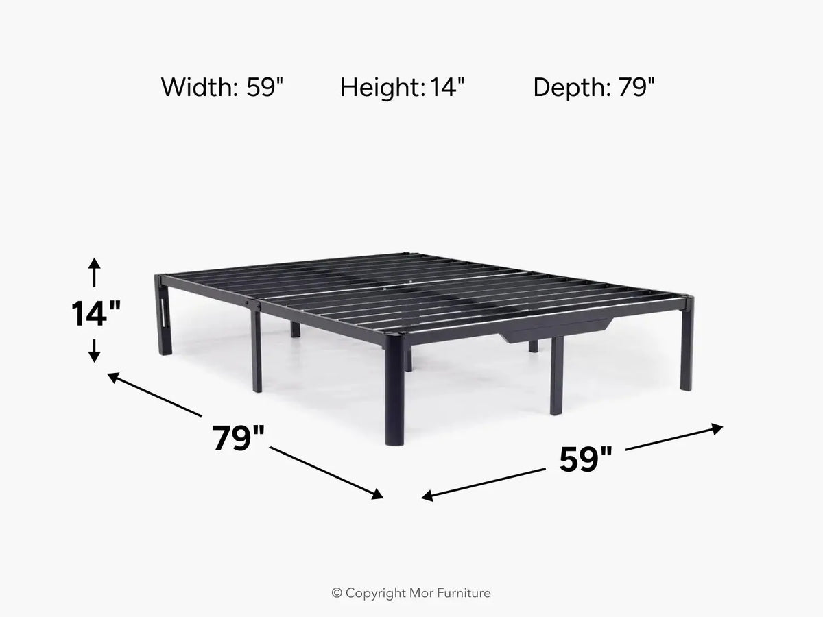 646215121:Platform Bed Frame,