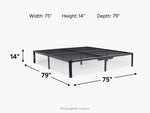 727443417:Platform Bed Frame,