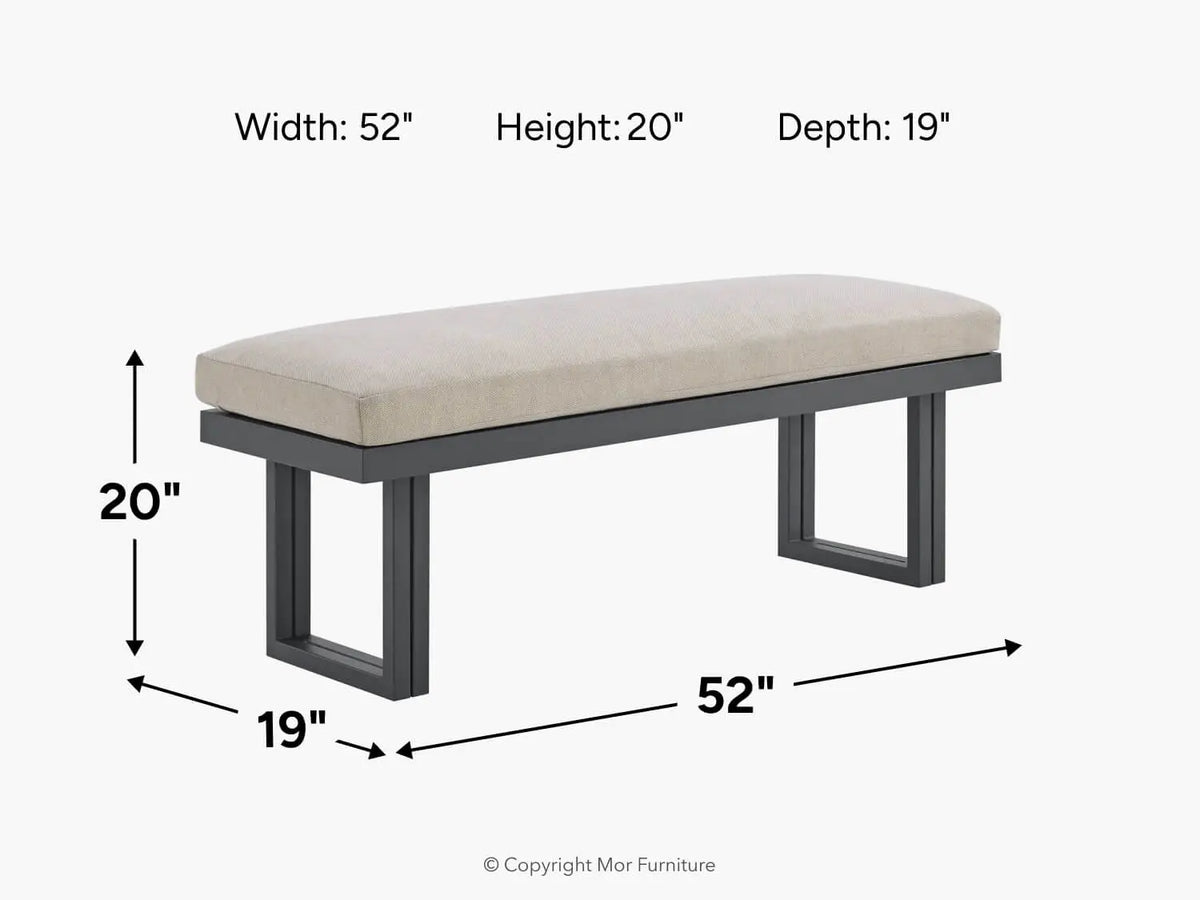 376454851:Playa Outdoor Bench,