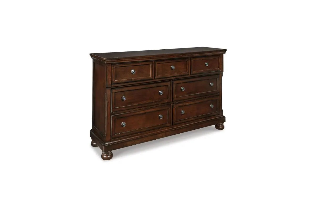 PORTER003:Porter Panel Bed & Dresser & M, Angle