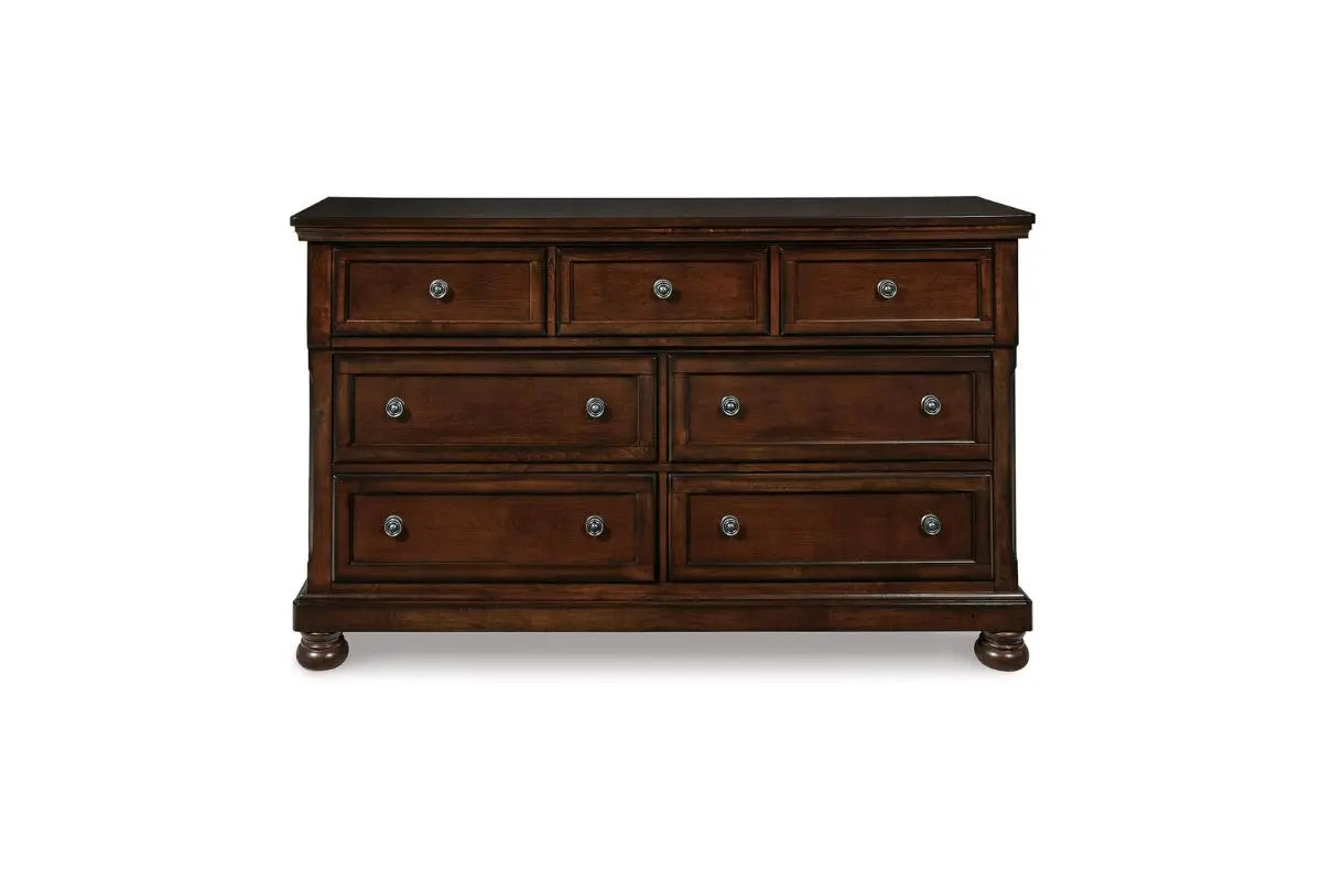 PORTER003:Porter Panel Bed & Dresser & M, Front