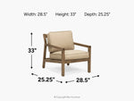 070426287:Portofino Accent Chair,