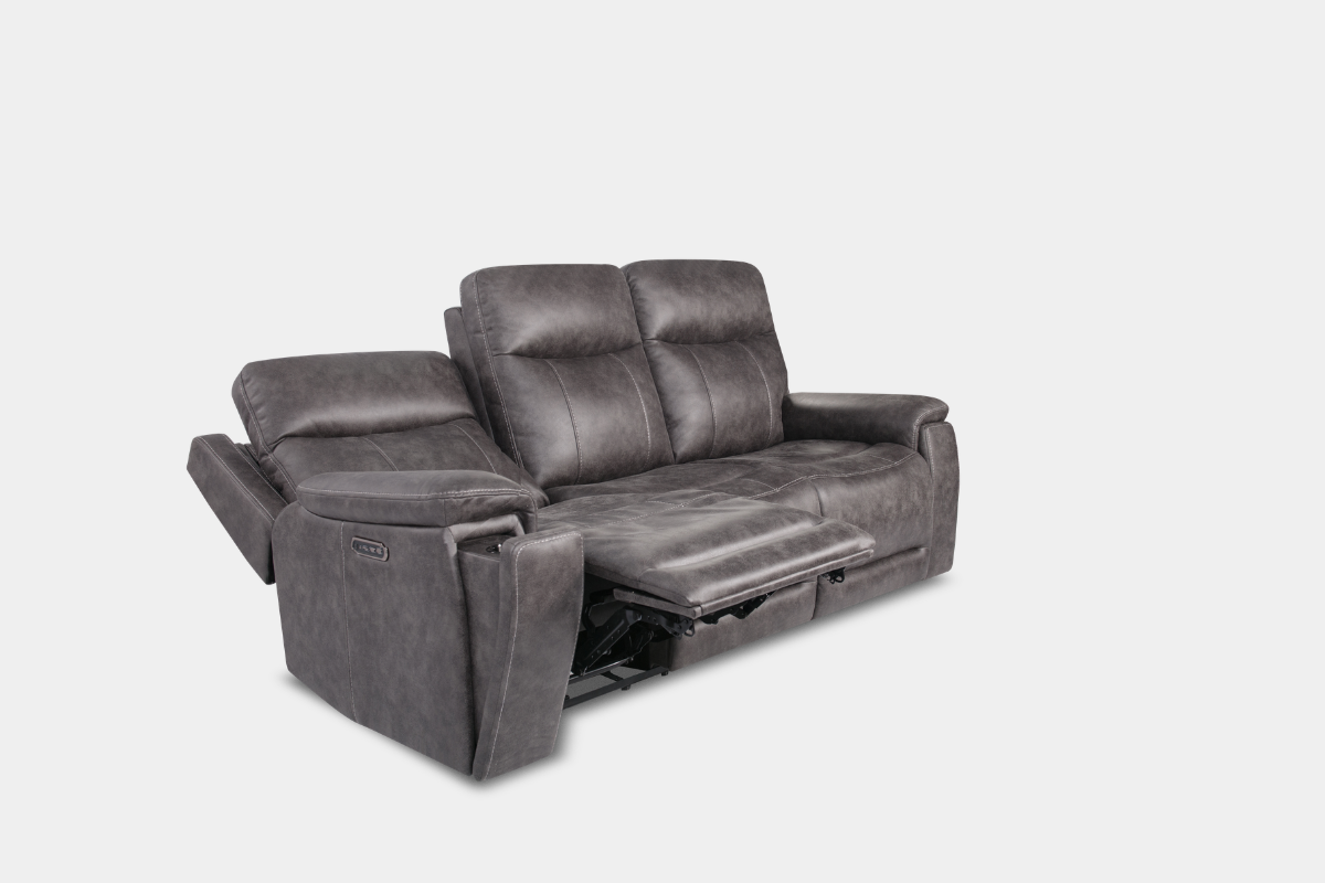 400904323:Preston 3 Power Sofa, Angled