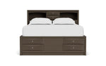 REMIEK4PC:Remi Bookcase Bed & Dresser & ,