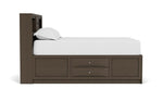 REMIEK4PC:Remi Bookcase Bed & Dresser & ,