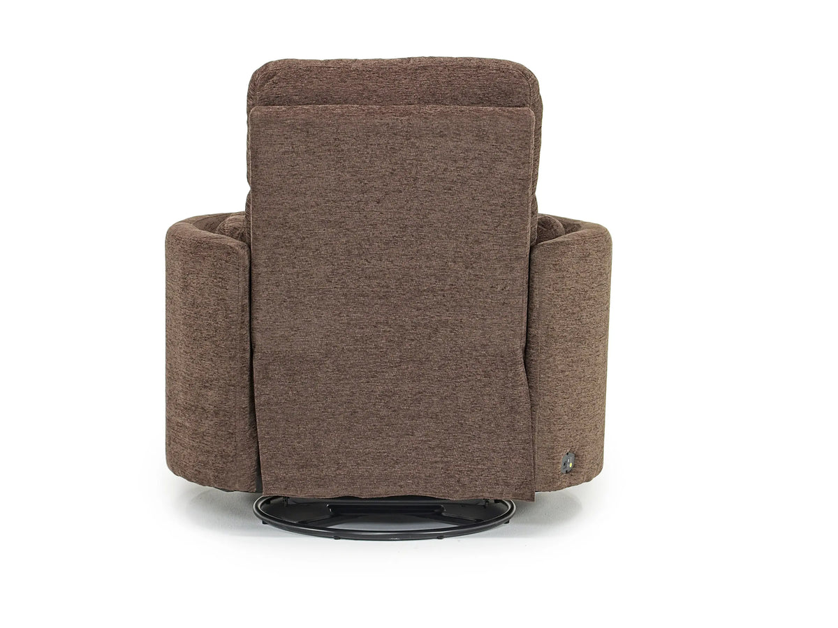 009917042:Radius Power Recliner in Dark Brown, Image 5