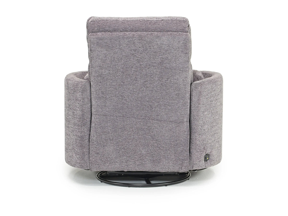 631378767:Radius Power Recliner in Gray, Image 5