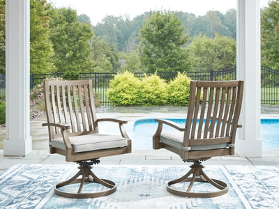 020970308:Rainier Outdoor Swivel Chair, Styled