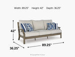 201483738:Rainier Outdoor Sofa,