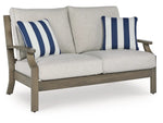 731372342:Rainier Outdoor Loveseat, Angled