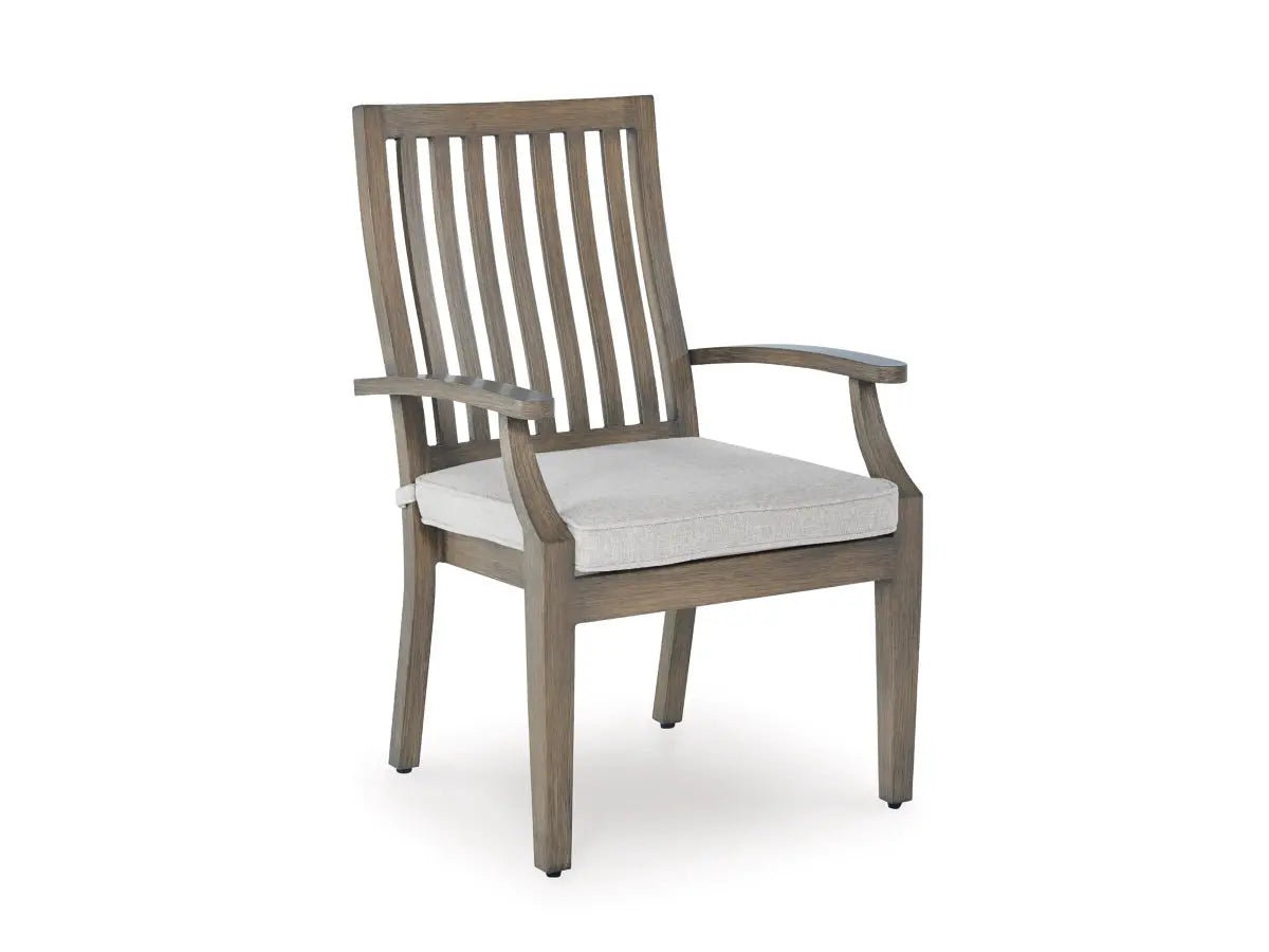RAINIER01:Rainier Outdoor Dining Table &, SideAngle