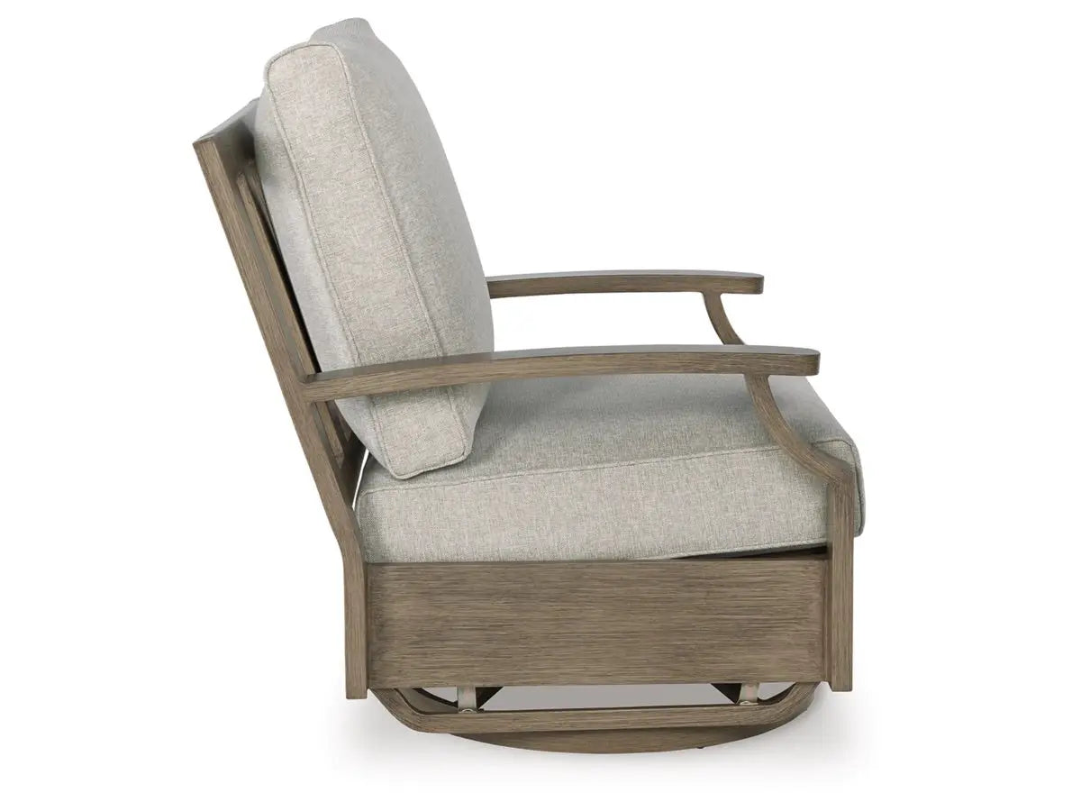 117520022:Rainier Outdoor Swivel Chair, Side