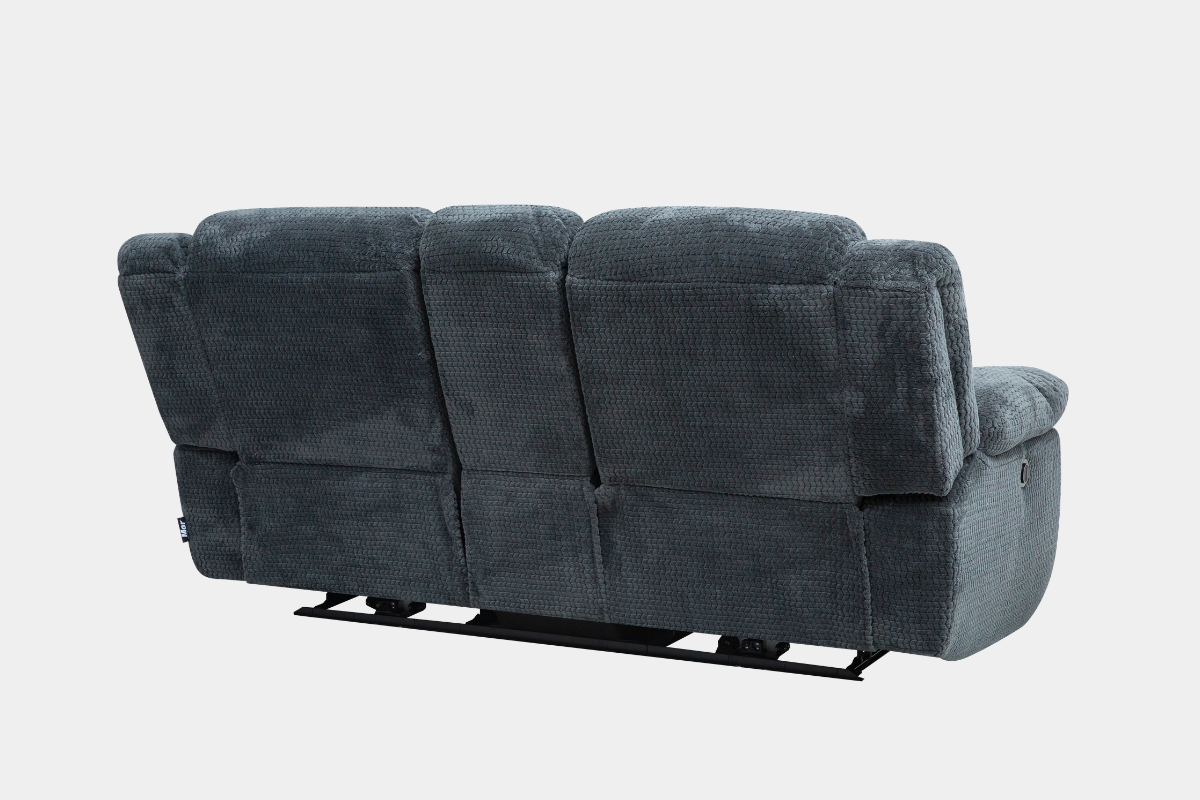 211620638:Raven Power Console Loveseat, BackAngled