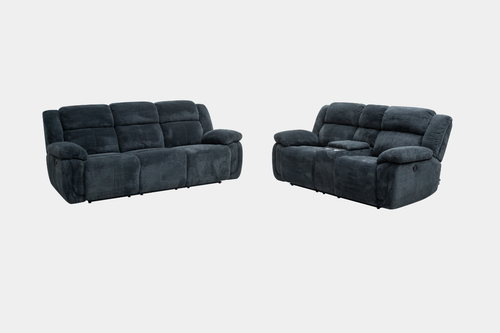 JAYNEII00:Raven Power Sofa & Console Loveseat, Angled