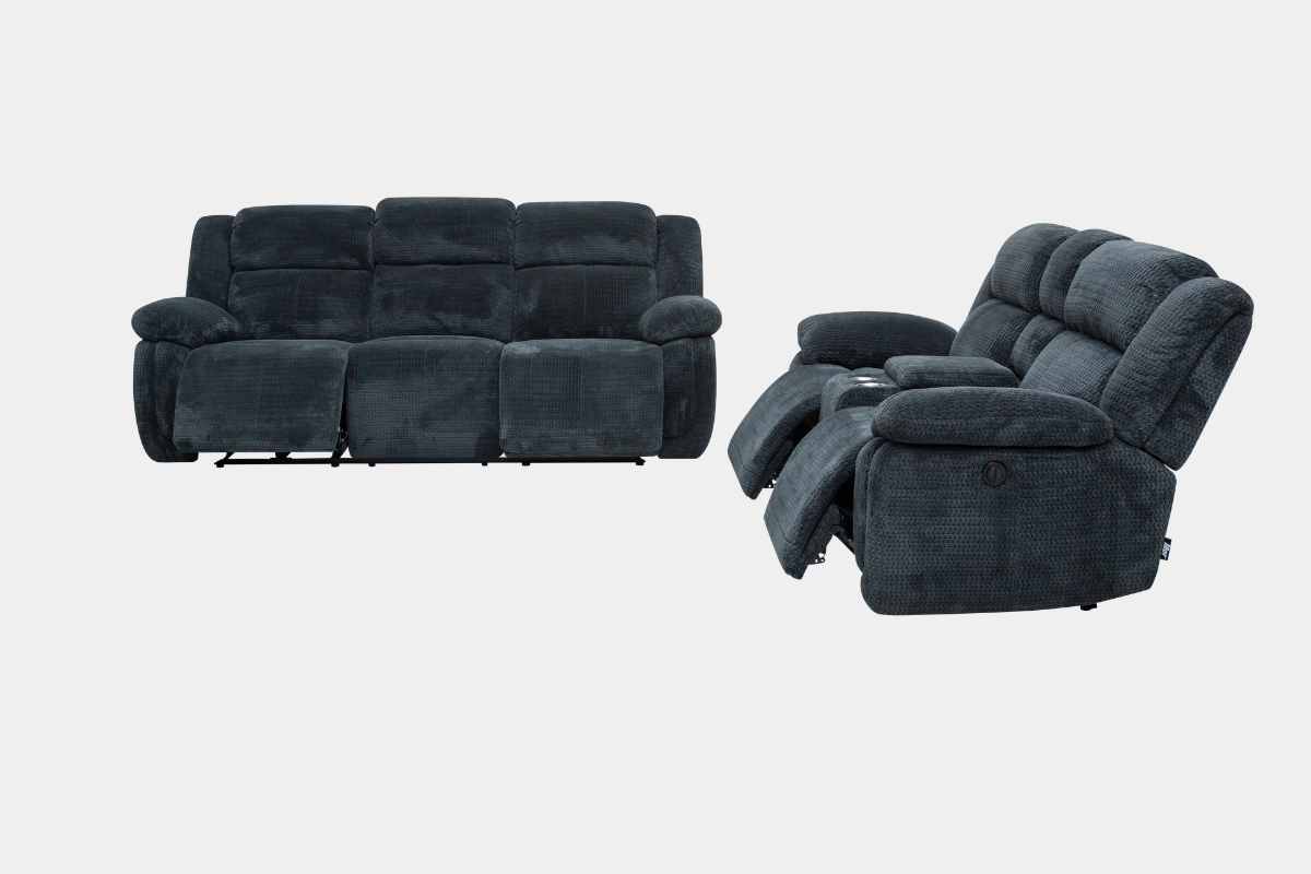 JAYNEII00:Raven Power Sofa & Console Loveseat, FrontSide