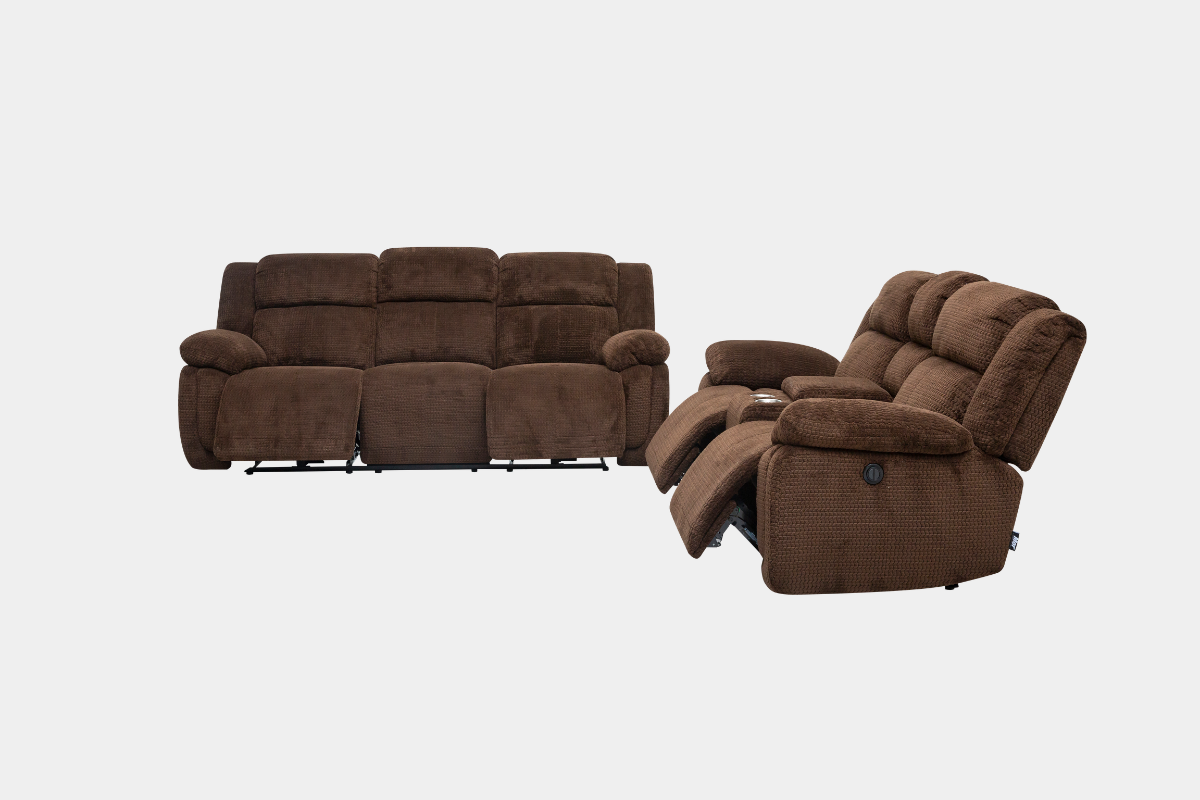 JAYNEII02:Raven Power Sofa & Console Loveseat, FrontSide