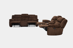 JAYNEII03:Raven Reclining Sofa & Console Loveseat, FrontSide