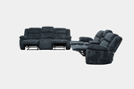 JAYNEII01:Raven Reclining Sofa & Console Loveseat, FrontSide
